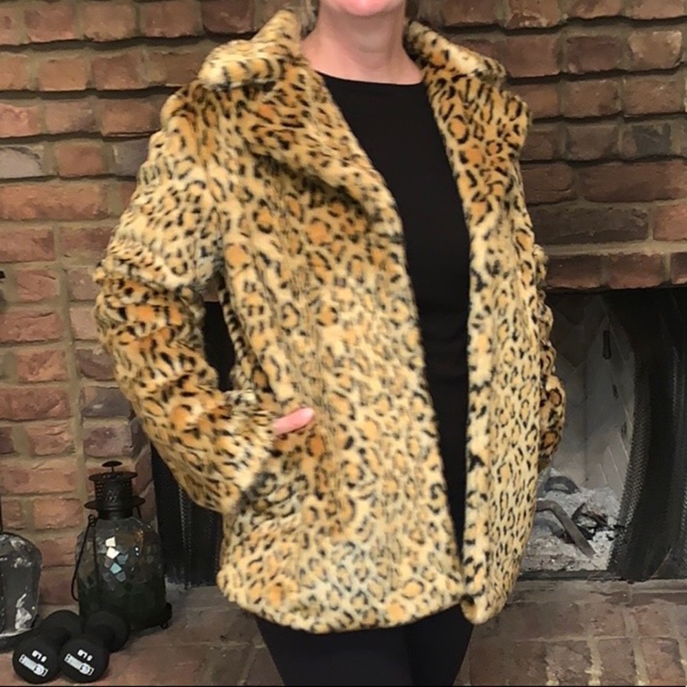 Soft Leopard Coat